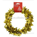 Christmas tree shaped Foil Wire Garland /Decorated in Chirstmas Day